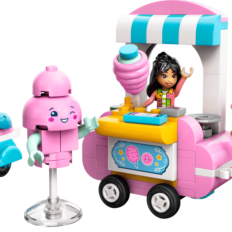 Cotton Candy Stand and Scooter 42643 | Friends | Buy online at the Cotton Candy Stand and Scooter 42643 | Friends | Buy online at the