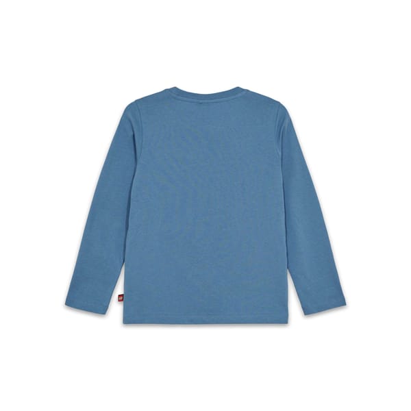 Kids Long-Sleeve T-Shirt – Blue - Image 4