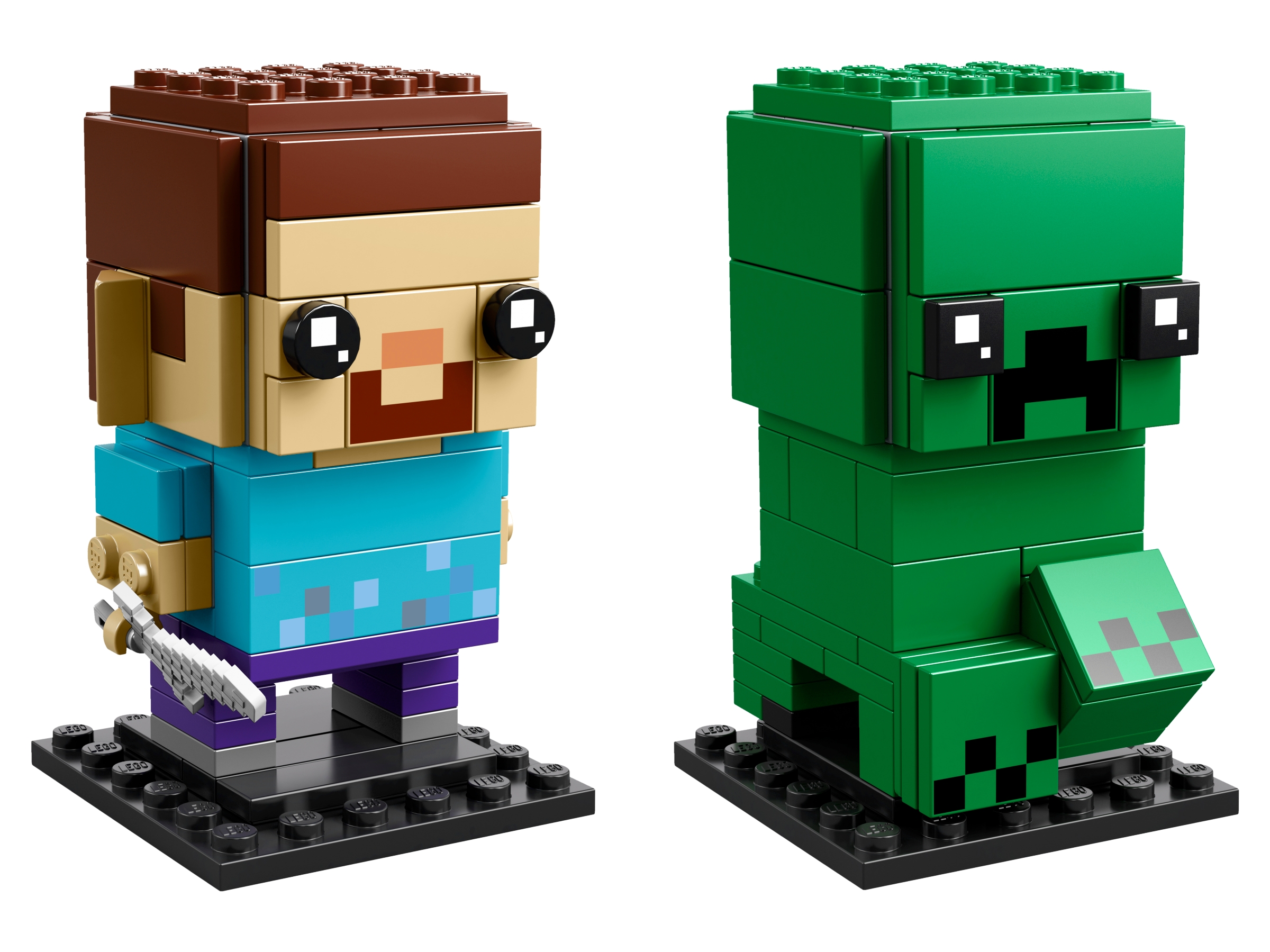 Swipe Nogle gange nogle gange jern Steve & Creeper™ 41612 | BrickHeadz | Buy online at the Official LEGO® Shop  US