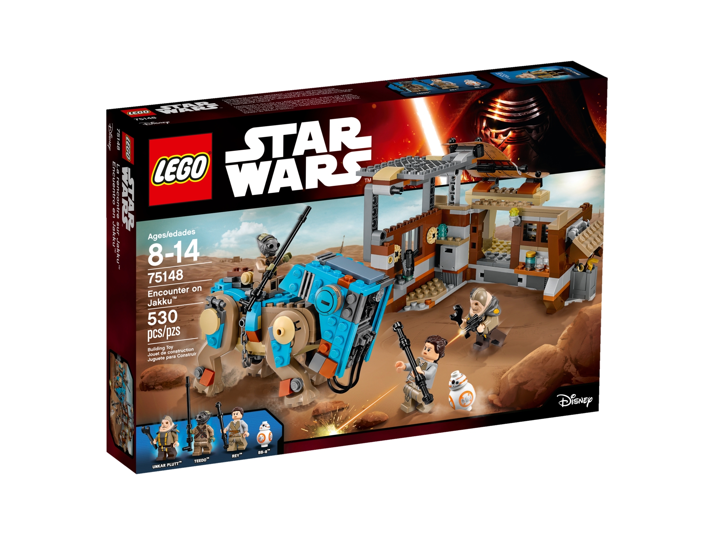 Lego Mini Figure Star Wars Teedo and Luggabeast from Set 75148 