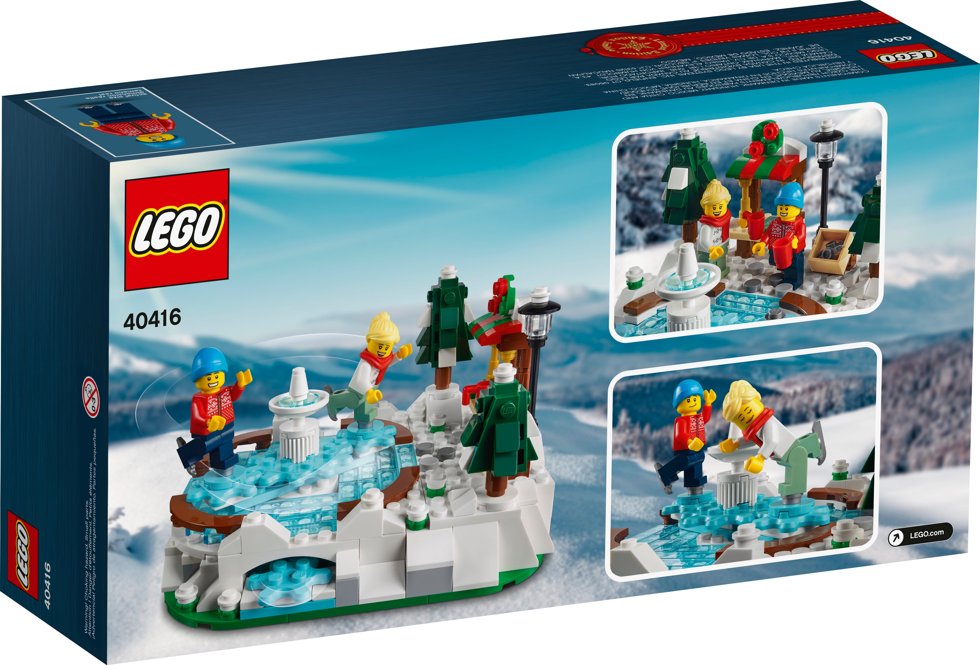 LEGO Ice Skating Rink Set 304 Pieces 40416 for sale online 