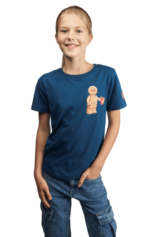 LEGO 5008214 T-shirt Bonhomme en pain d’épices – Enfants — visuel 2 sur 8
