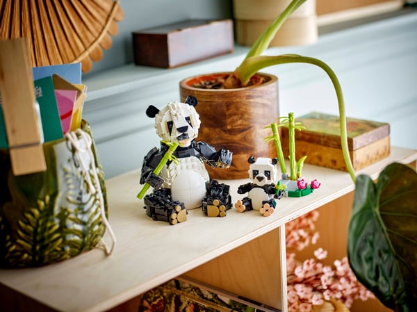 LEGO 31165 Animaux sauvages : la famille de pandas — visuel 7 sur 8