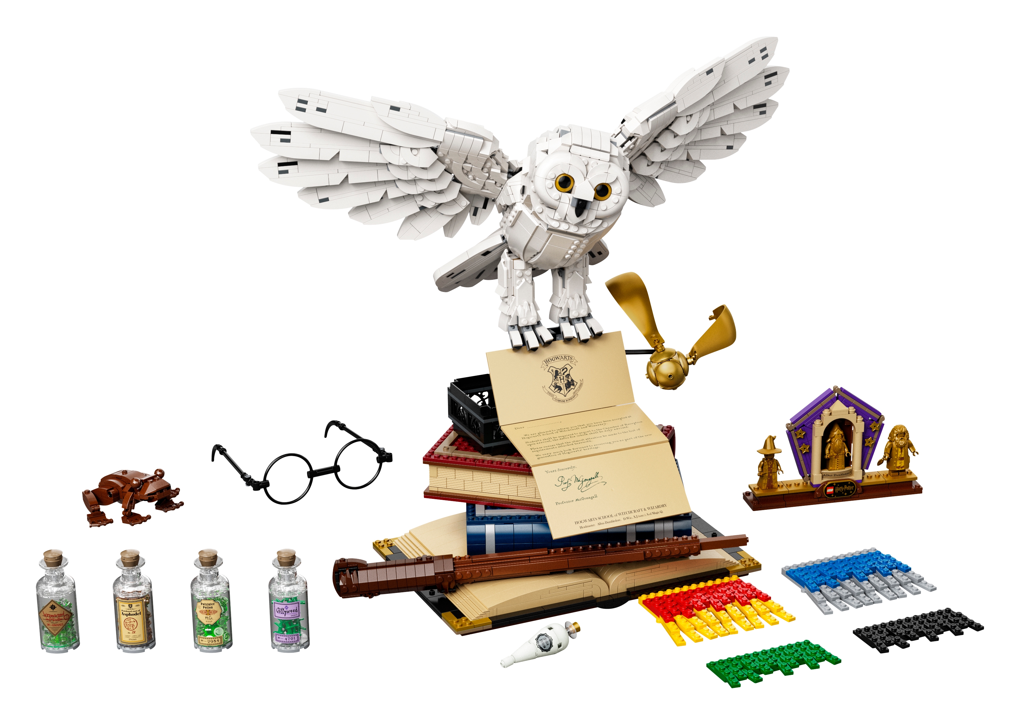 Figurine lego Harry Potter et Hedwige