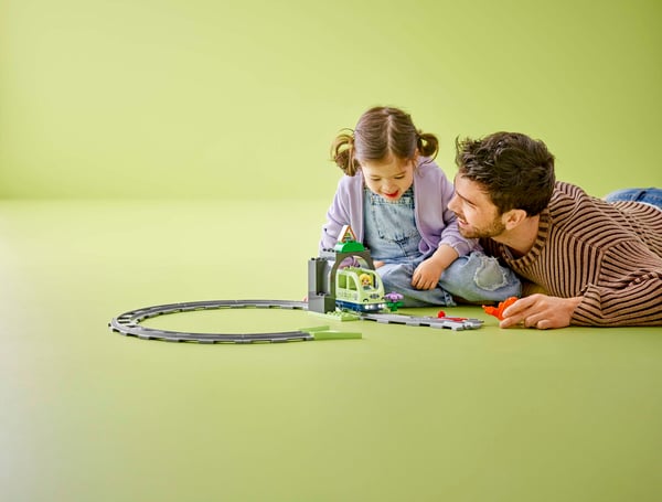 LEGO 10425 Set d'extension : Les rails et le tunnel du train — visuel 6 sur 8