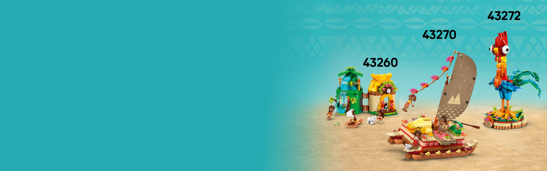 Kakamora Barge 43258 | Disney™ | Buy online at the Official LEGO