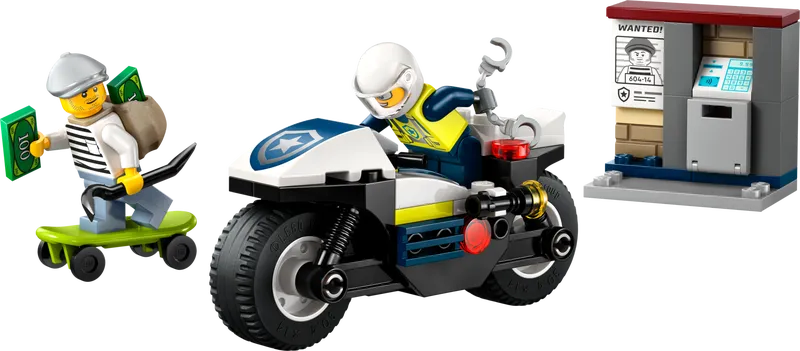 La course-poursuite en moto de police - Image 1