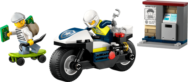 LEGO 60455 La course-poursuite en moto de police