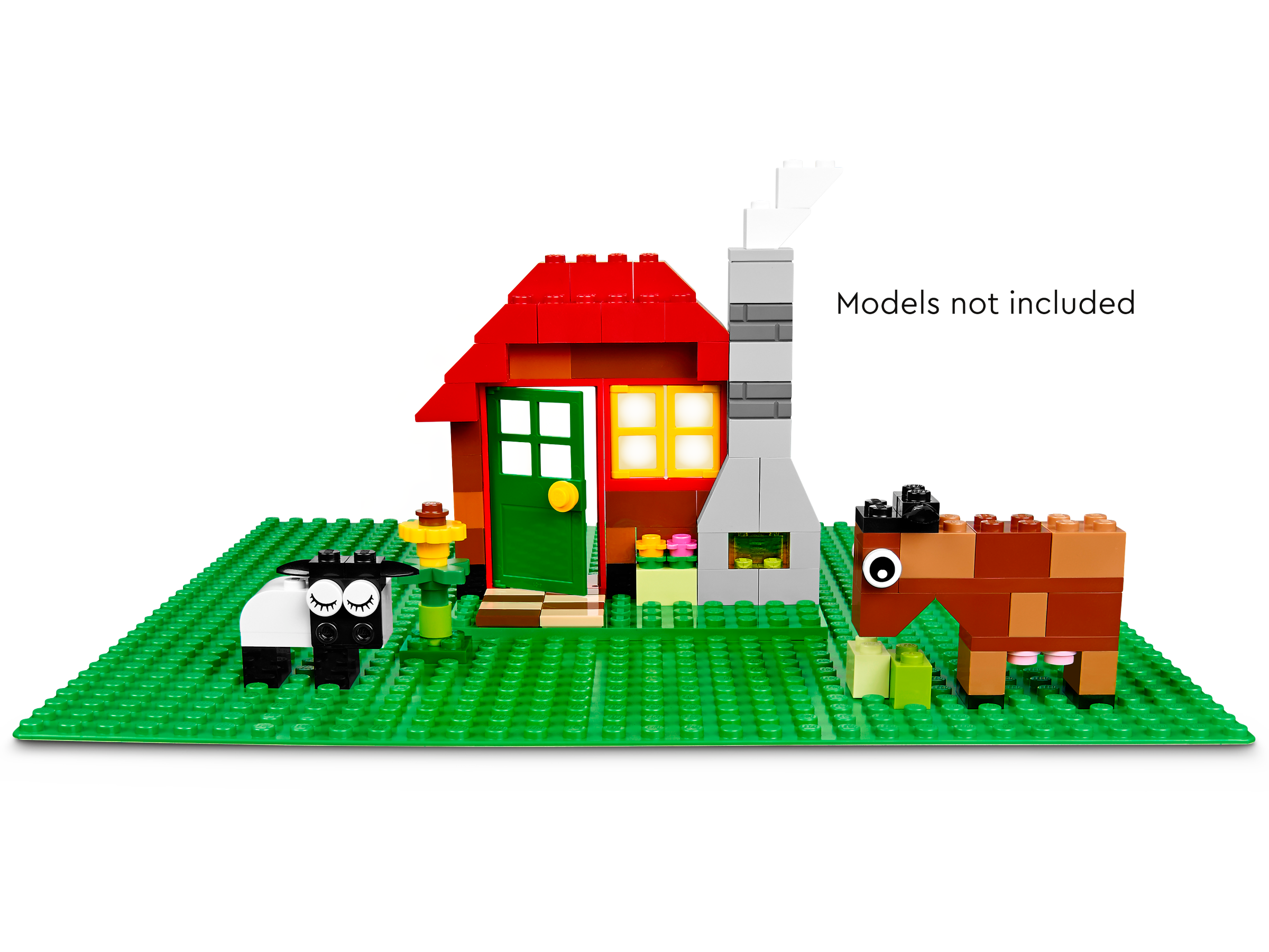 Classic Base Verde Per Mattoncini – 2 Piastre Da Costruzione 25x25cm In ABS, Compatibili Con LEGO, Per Bambini