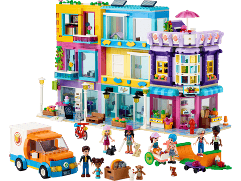 Edificio della strada principale — set LEGO 41704