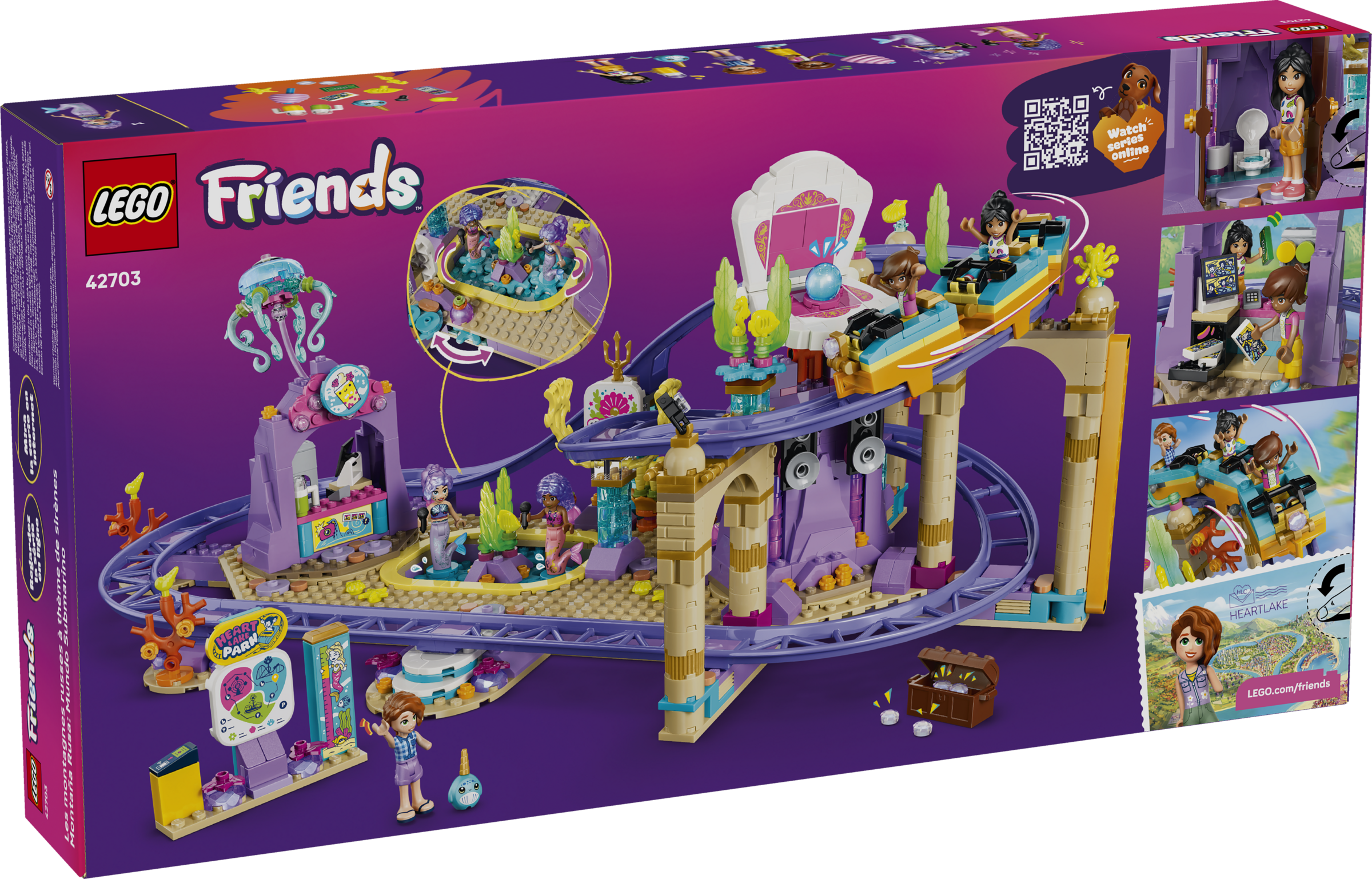 Mermaid Roller Coaster Ride 42703 | Friends | Buy online at the