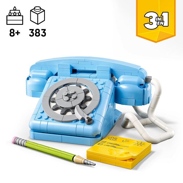 Retro Telephone 31174 | Creator 3-in-1 | Buy online at the Official LEGO® Shop US