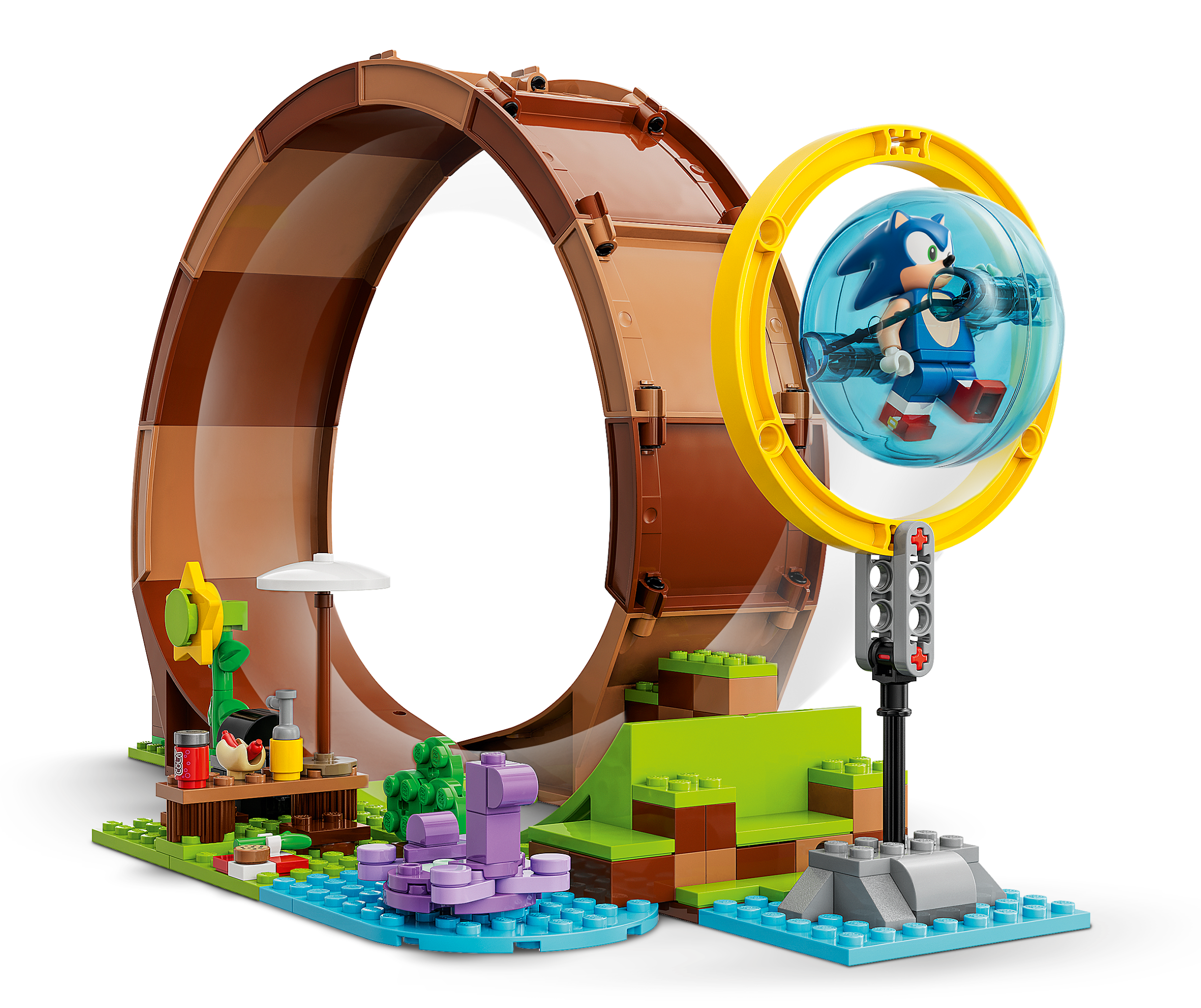 Sonic's Green Hill Zone Loop Challenge 76994 | LEGO® Sonic the 