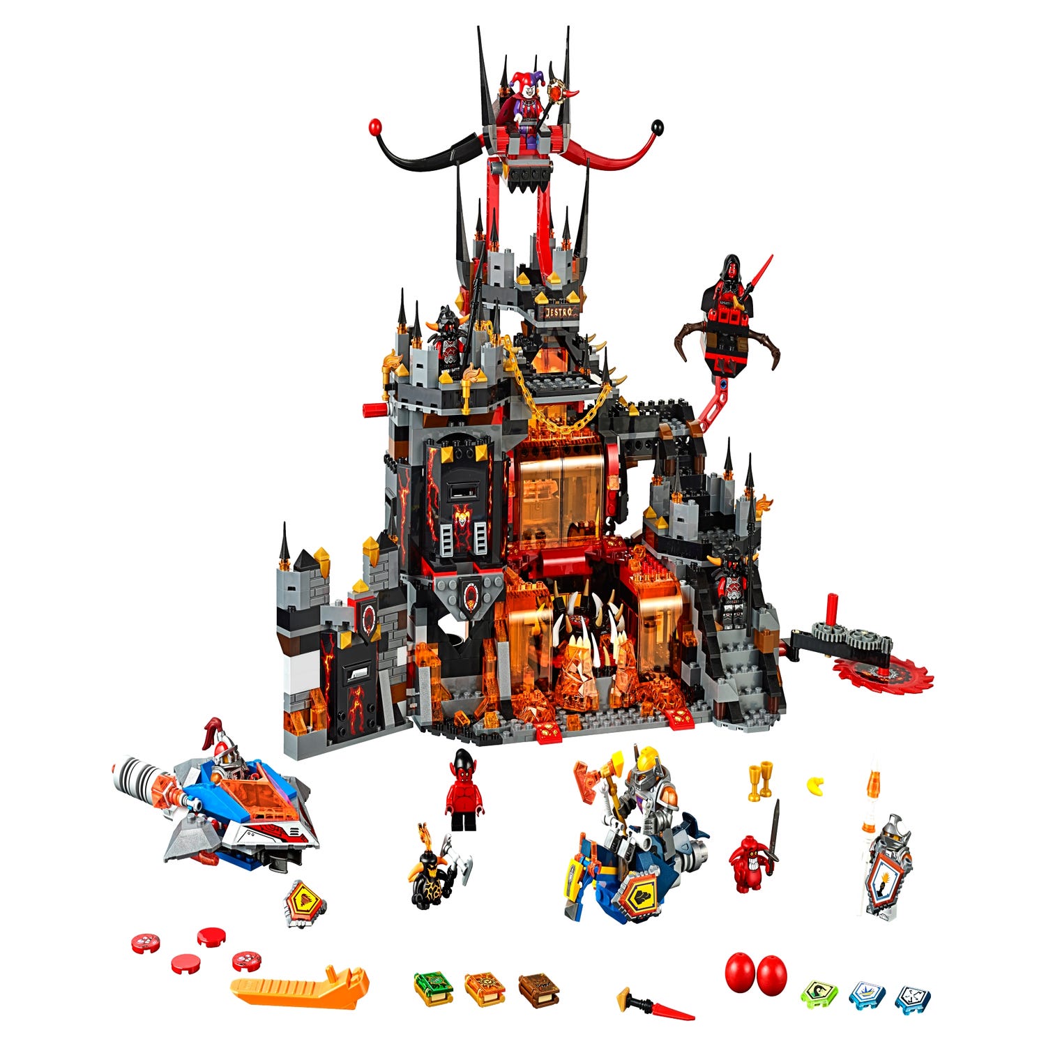Jestro's Volcano Lair 70323 | NEXO KNIGHTS™ | Buy online at the Official Shop US