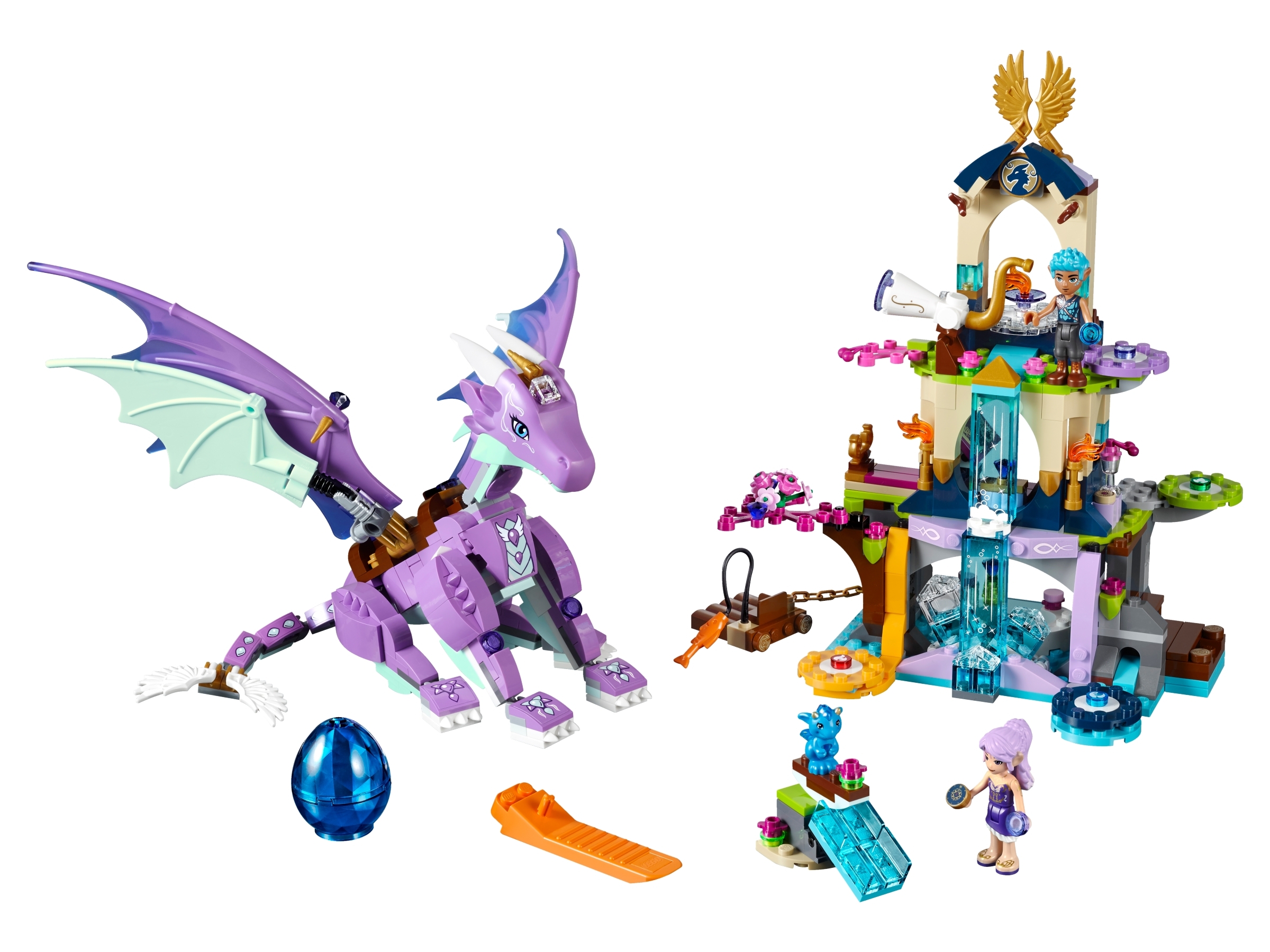 lungebetændelse eksil Miniature The Dragon Sanctuary 41178 | Elves | Buy online at the Official LEGO® Shop  US