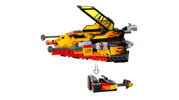 LEGO 75414 Le Snowspeeder™ en flammes — visuel 5 sur 8