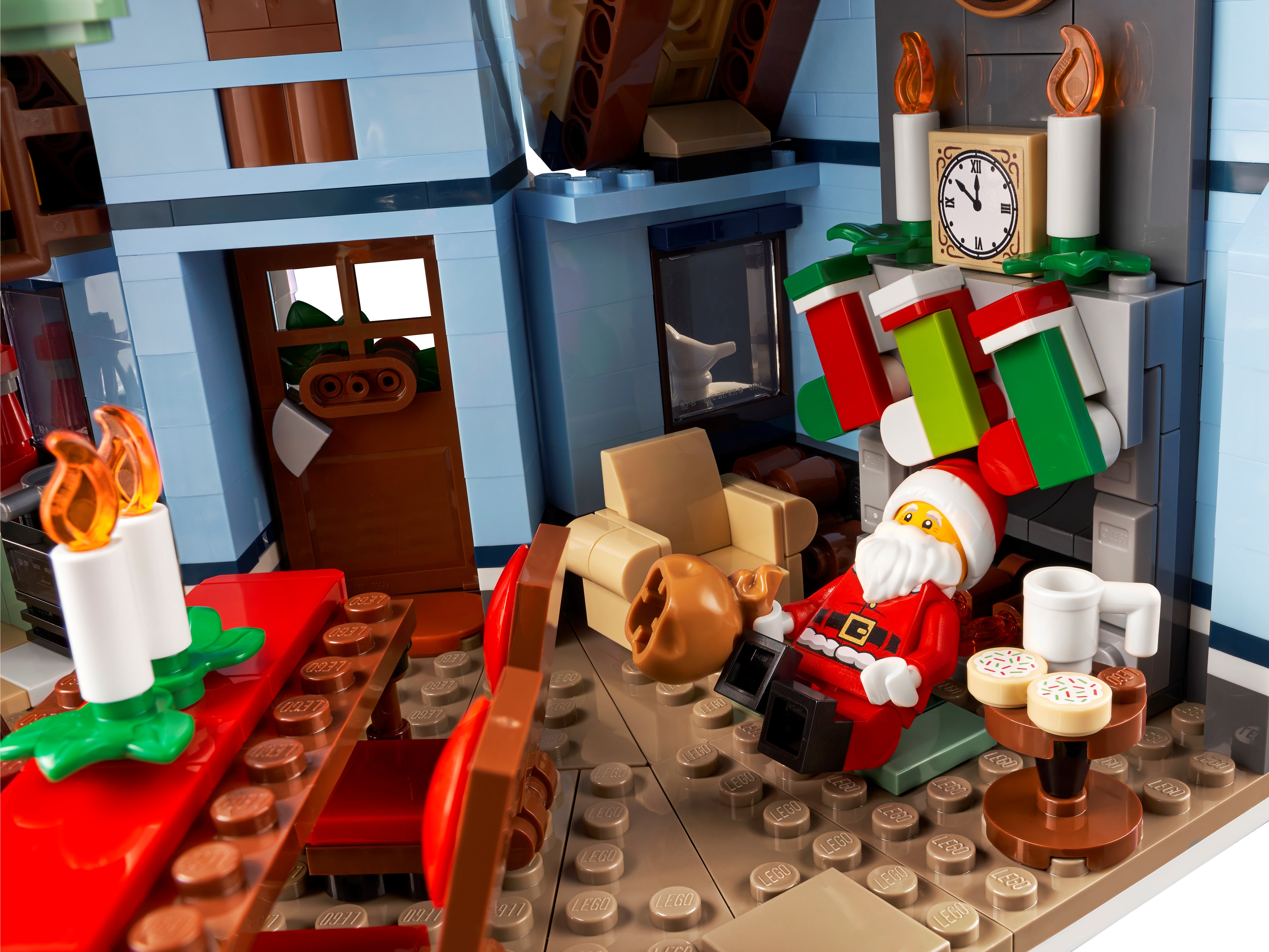 2 Minifigures Santa Claus Babbo Natale Christmas 85093 LEGO Santa Set NEW MOC 