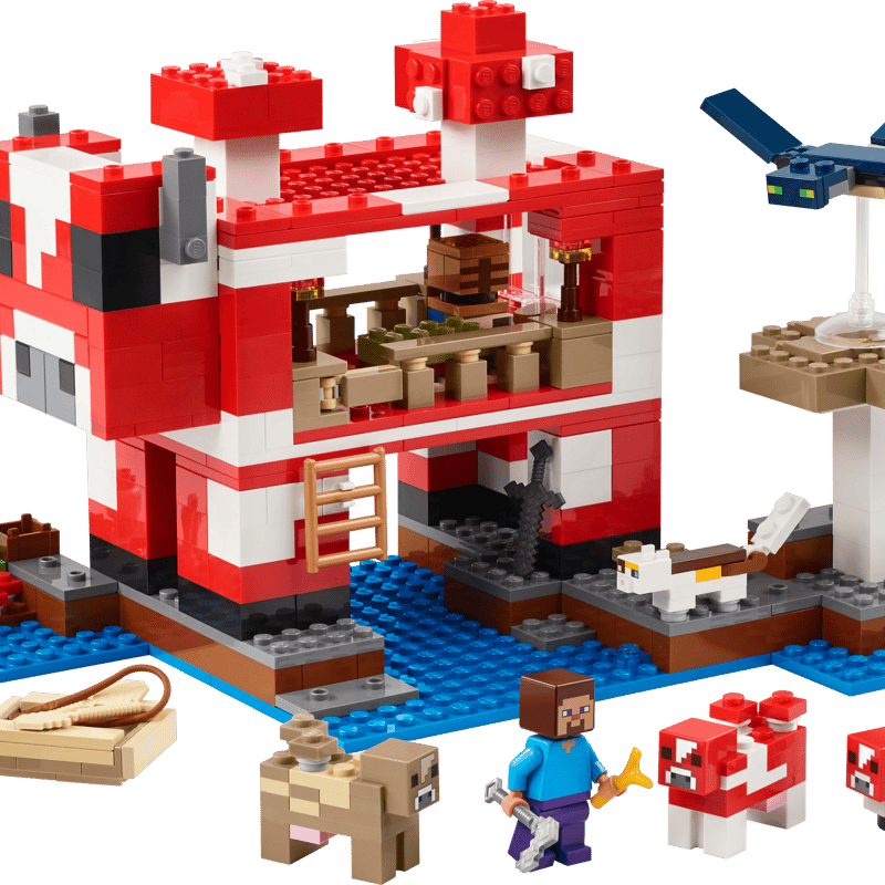 The Mooshroom House 21270 | Minecraft® | Buy online at the The Mooshroom House 21270 | Minecraft® | Buy online at the