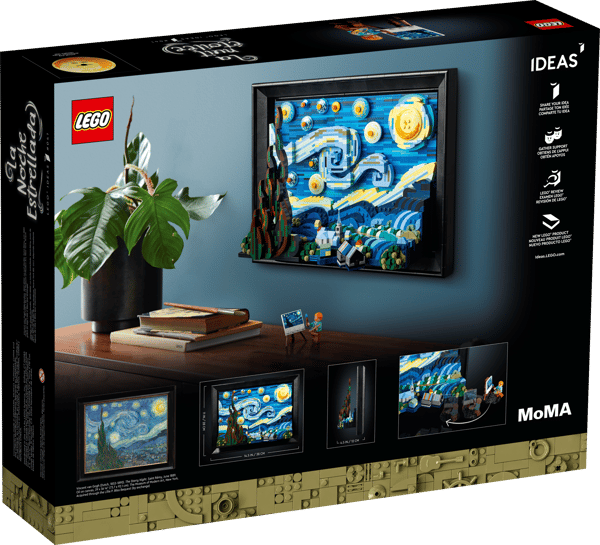 LEGO 21333 Vincent van Gogh - La Nuit étoilée — visuel 8 sur 8