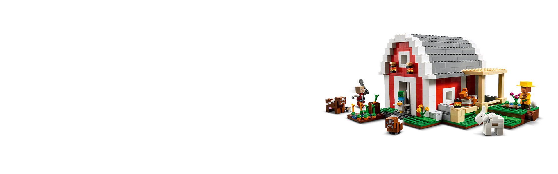 赤い馬小屋 21187 | マインクラフト® |レゴ®ストア公式オンライン