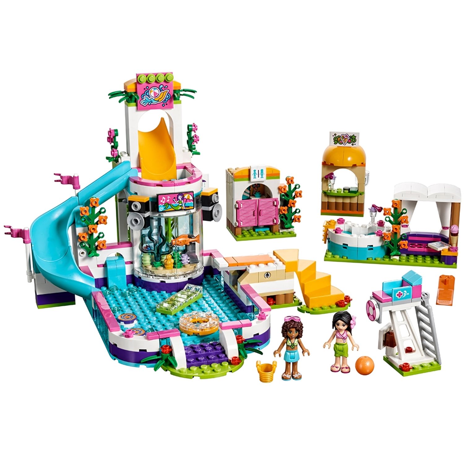 Heartlake Summer Pool 41313 Friends Buy online at the Official LEGO® Shop BE