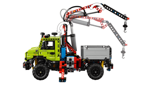LEGO 42242 Mercedes-Benz Unimog U 5023 avec grue — visuel 6 sur 8
