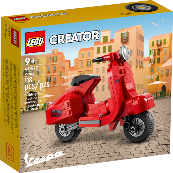 Lego® 65521c04 motorcycle, chopper, red