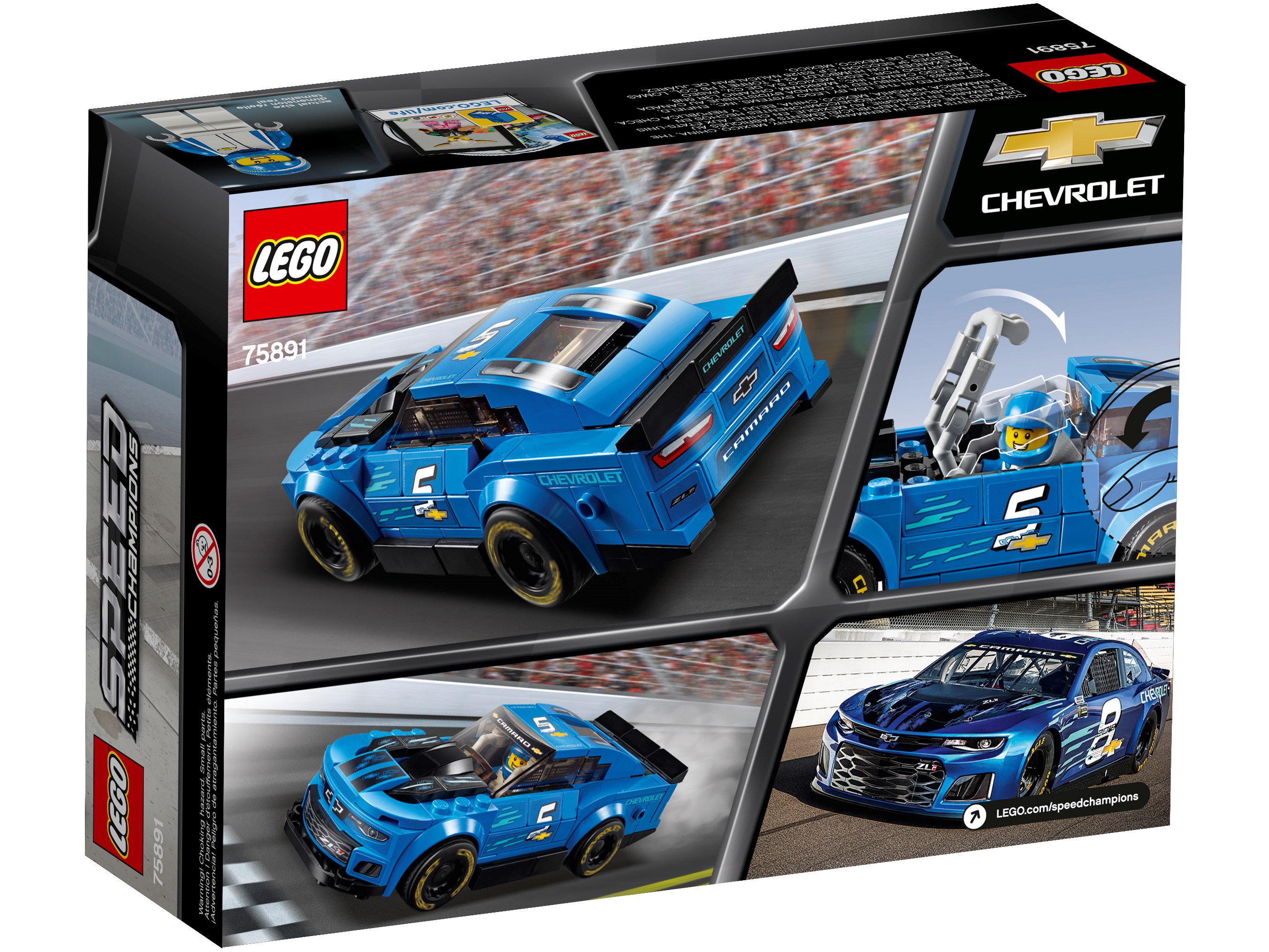LEGO Speed Champions Chevrolet Camaro ZL1 race car 75891 