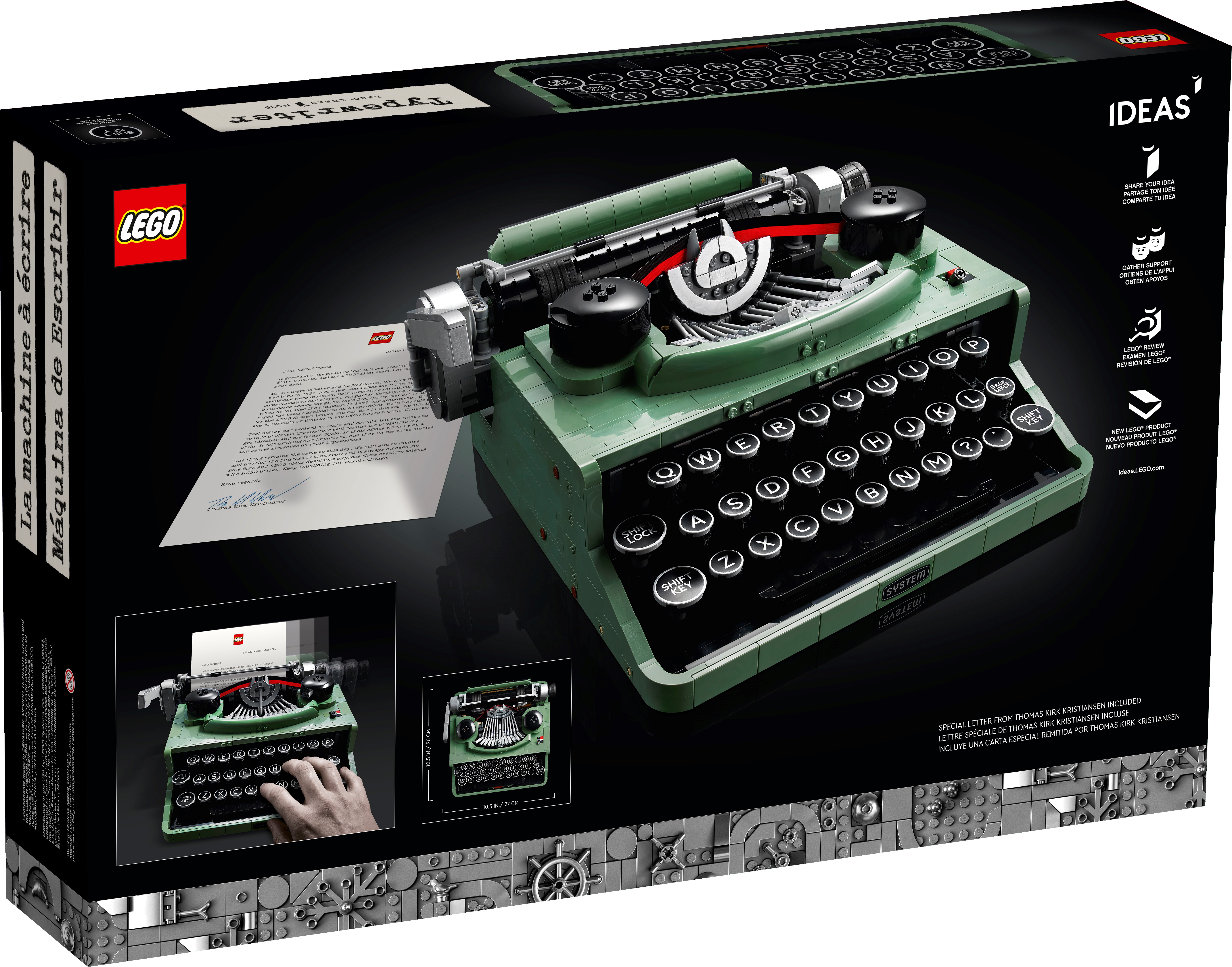 LEGO Ideas arriva la Macchina da Scrivere funzionante! Set 21327 – (10) –