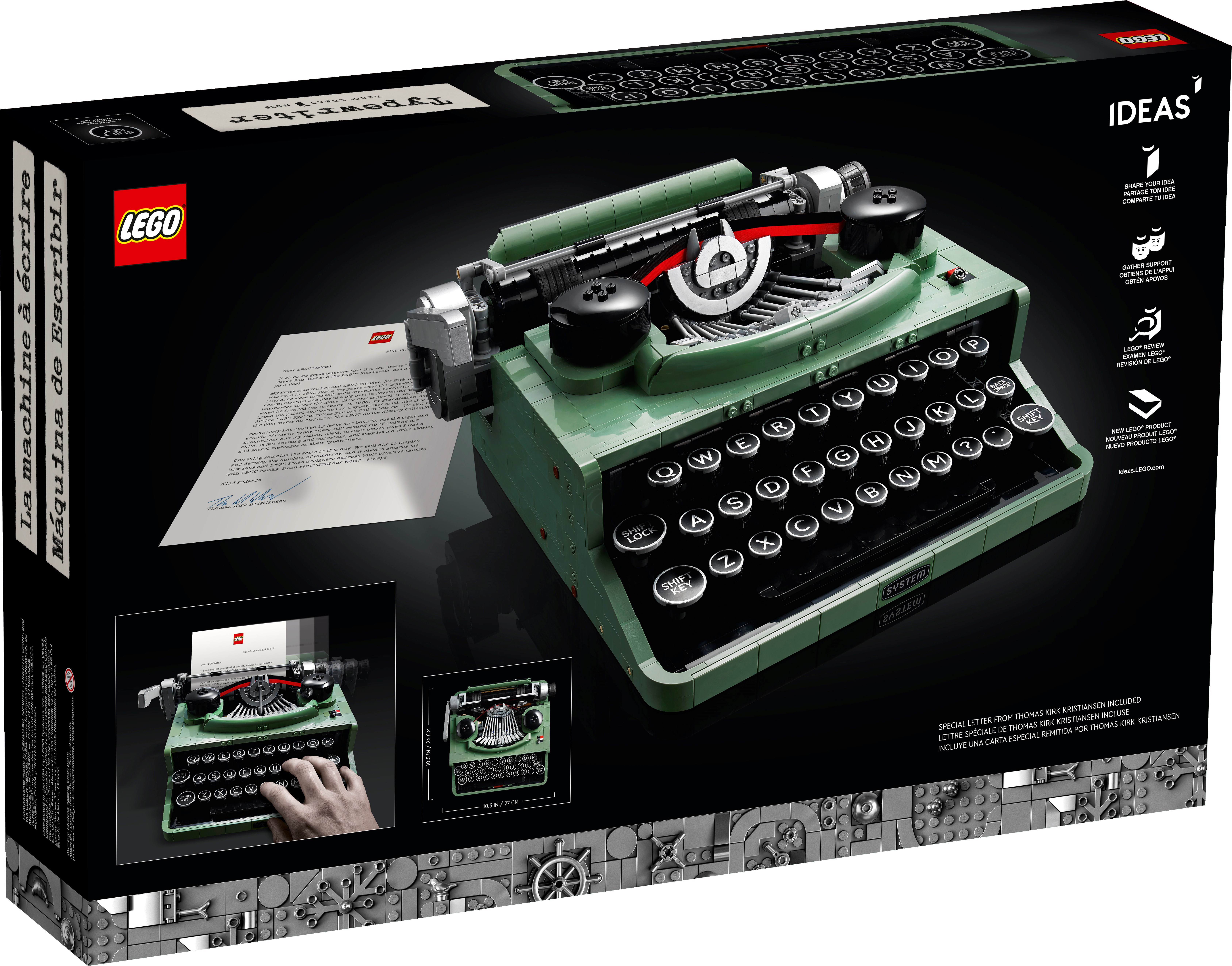 Typewriter 21327 | Ideas | Buy online at the Official LEGO® Shop US