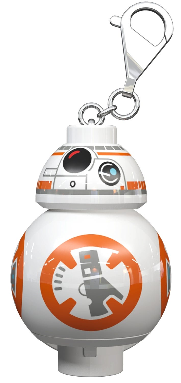 LEGO SW BB-8 DROID – NYCKELRING MED LAMPA