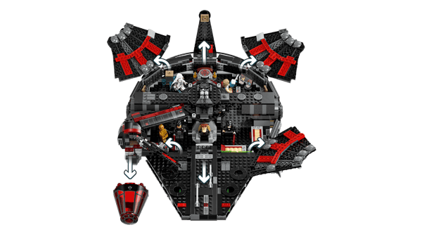 LEGO 75389 Le Faucon Noir — visuel 5 sur 8