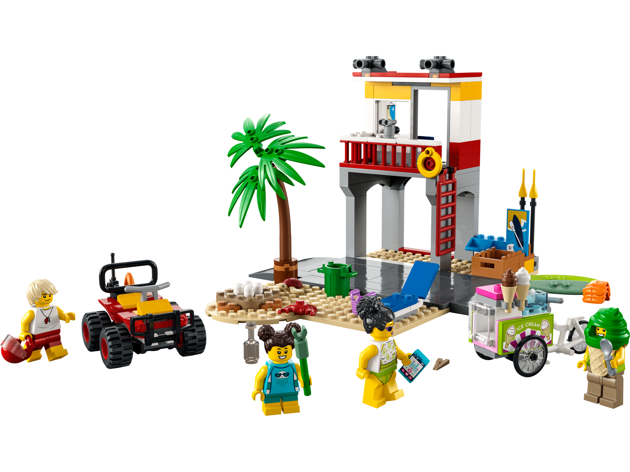 Museum Whitney lemmer Beach Lifeguard Station 60328 | City | Buy online at the Official LEGO®  Shop US