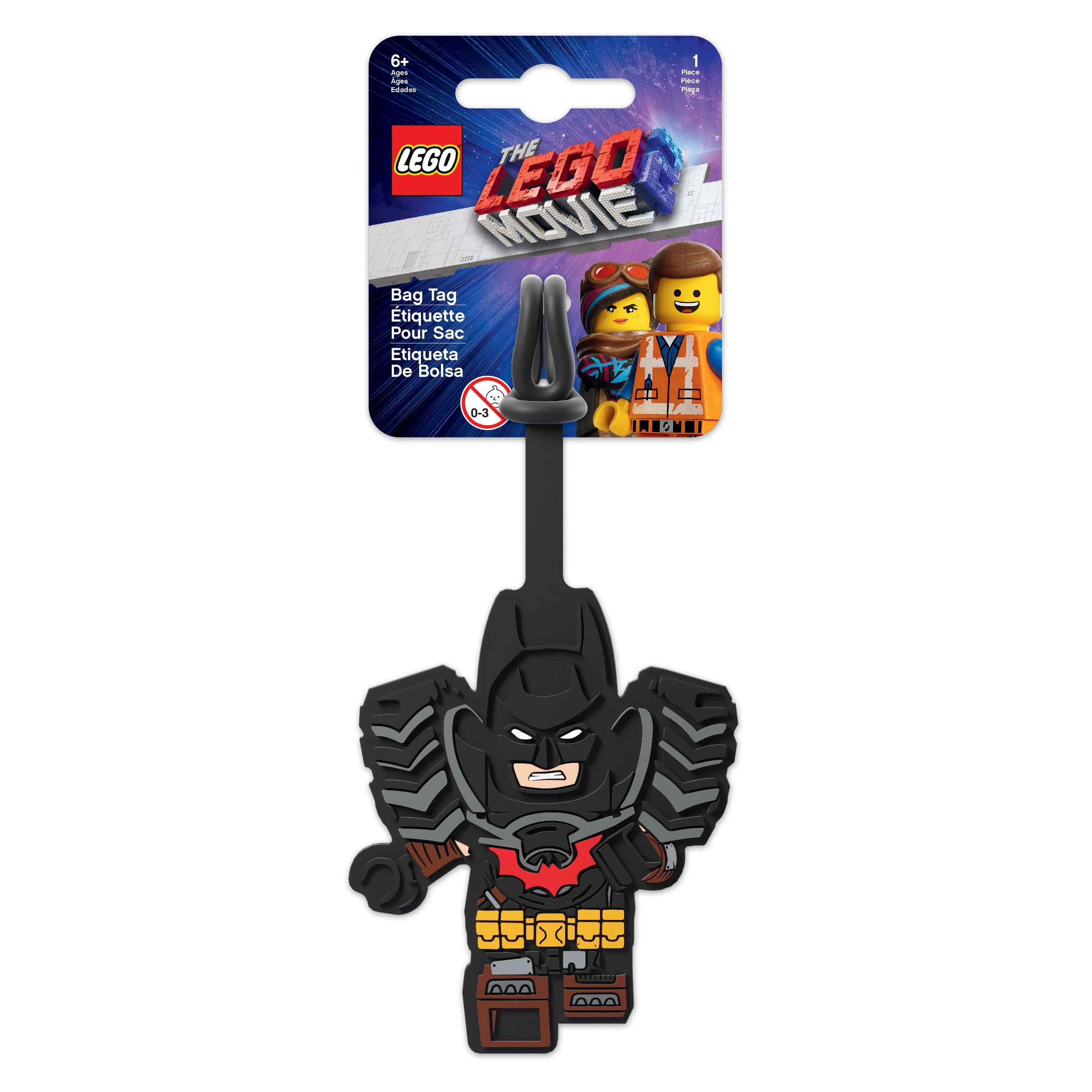 LEGO Batman Bag Tag Gepäckanhänger Reise Kofferanhänger Namensschlid Neu Movie 2 