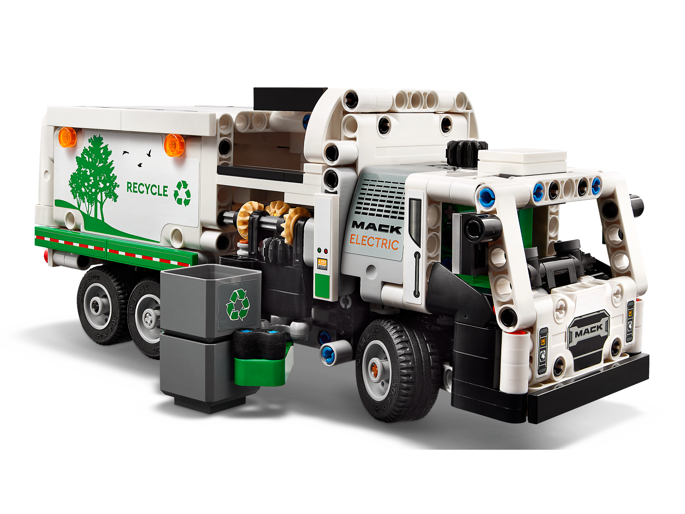 Mack® LR Electric Garbage Truck 42167 | Technic™ | Buy online at