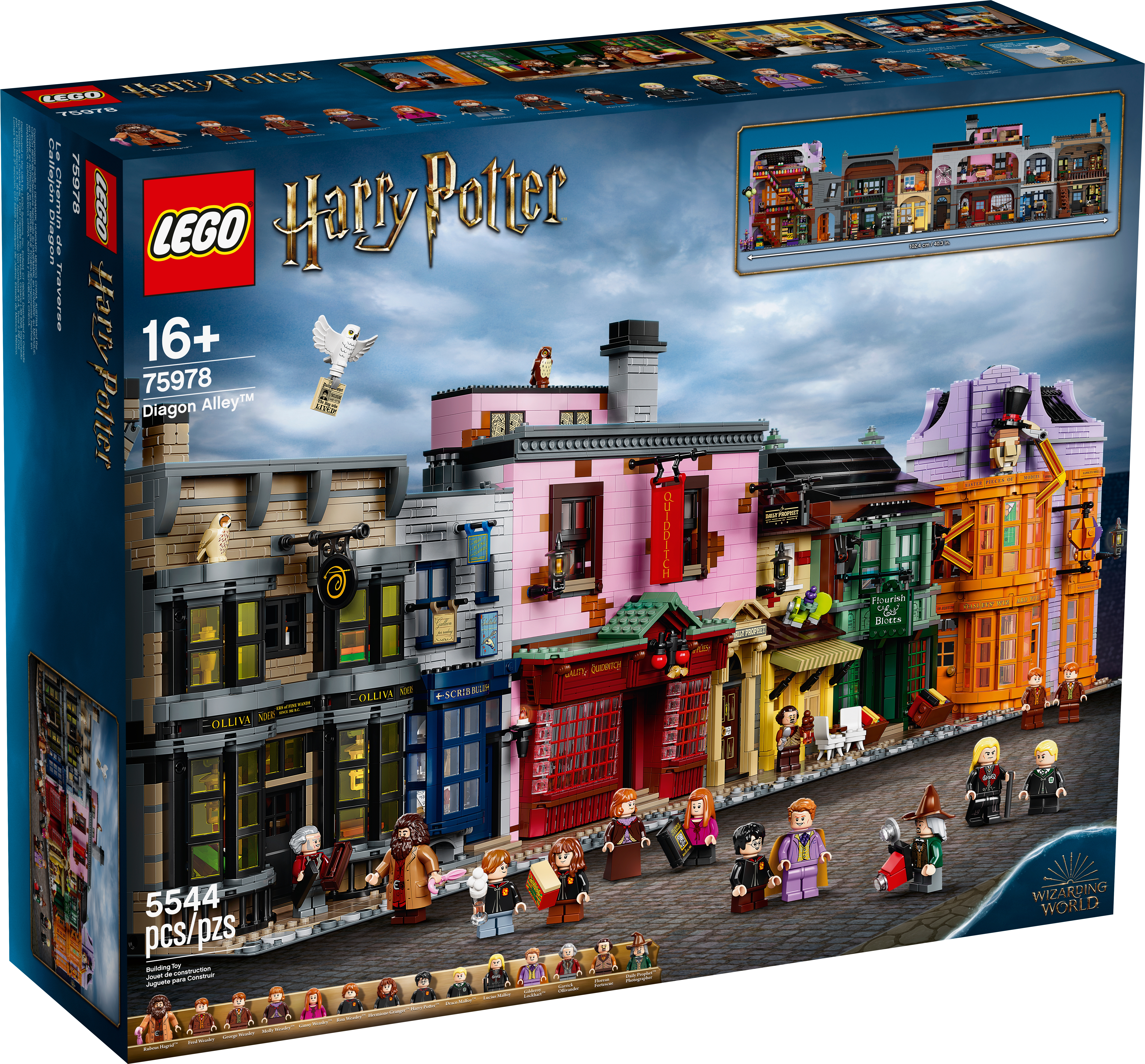 Lego Harry Potter Feuille Autocollant 3 seulement pour lego Set 75978 Diagon Alley-Neuf 