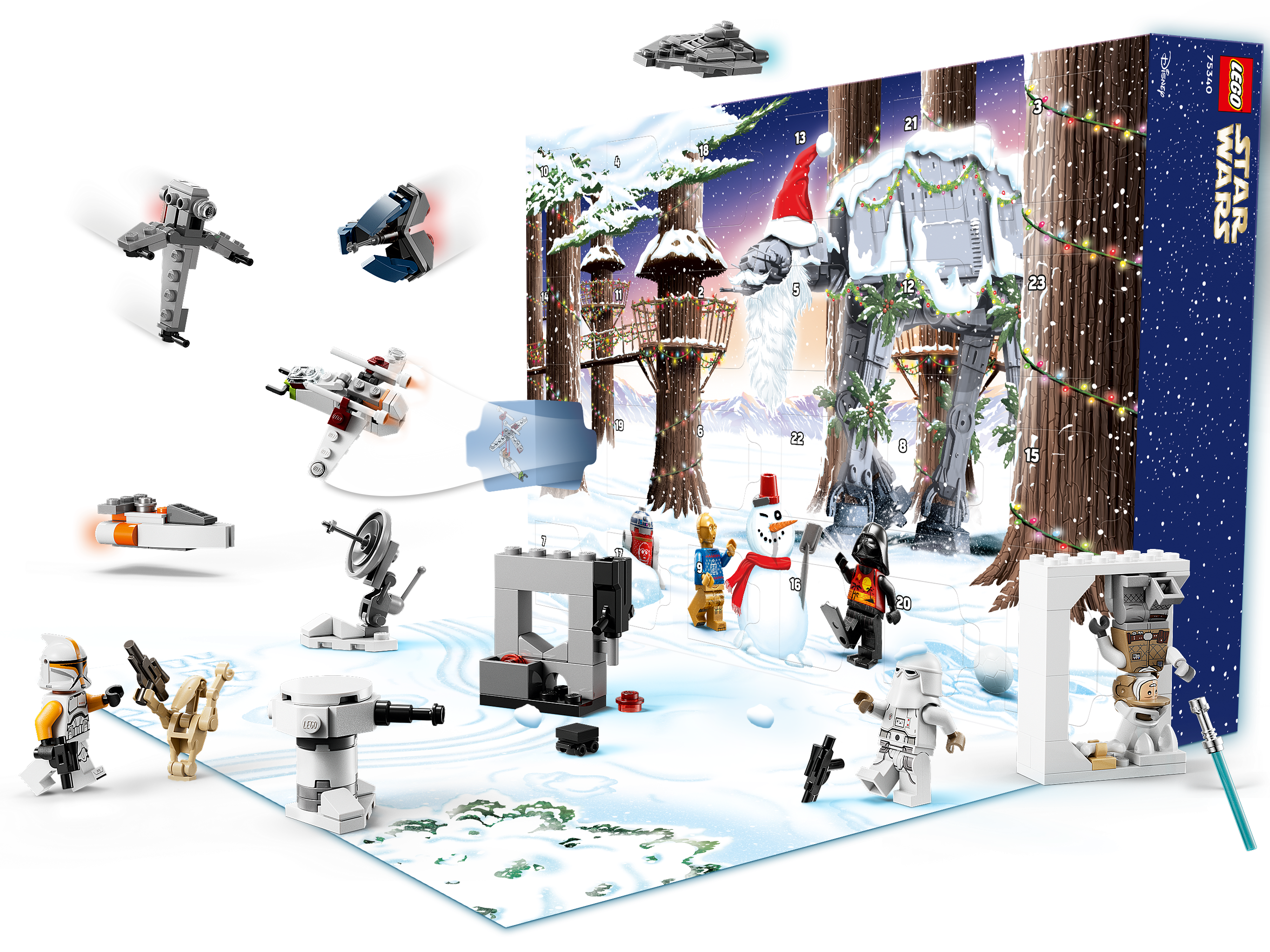 LEGO Star Wars Le Calendrier de l'Avent 75340 LEGO : l'unité à Prix  Carrefour