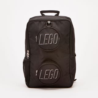 Czarny plecak w stylu klocka LEGO®