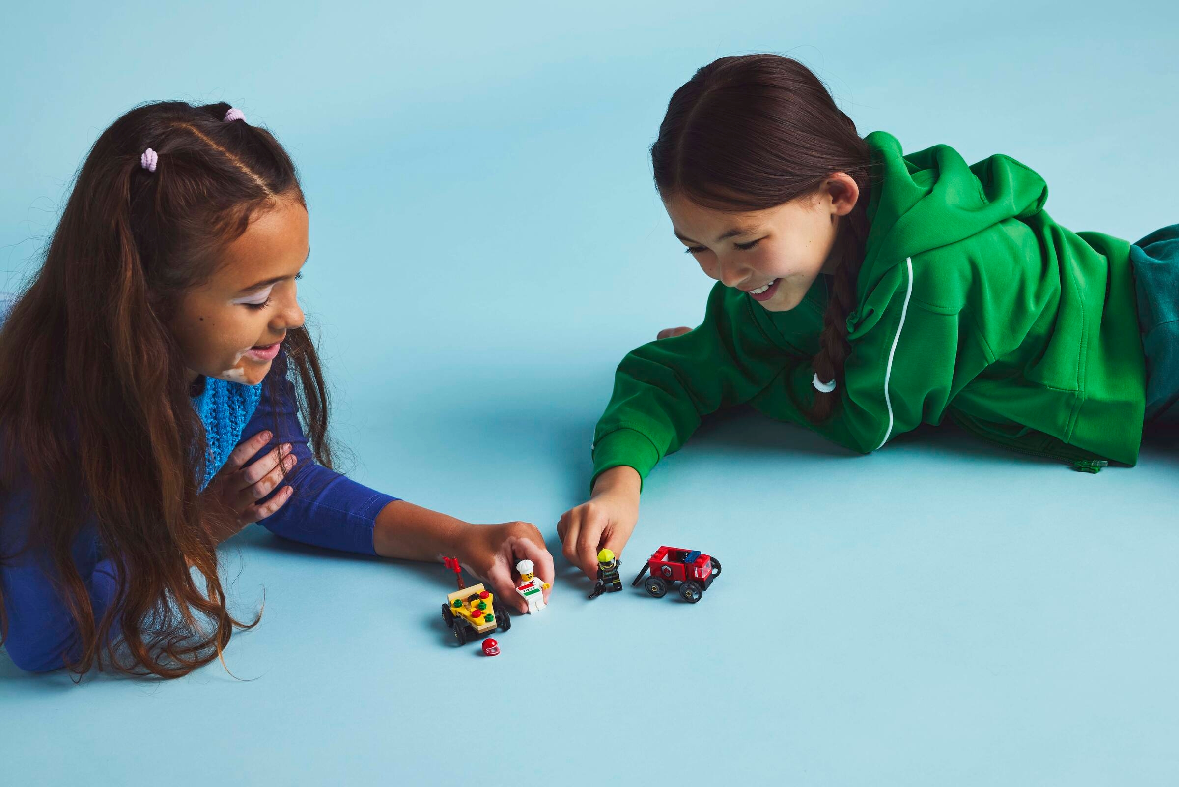 Pizza vs. Fire Truck Race Car Pack 60458 | City | Buy online at