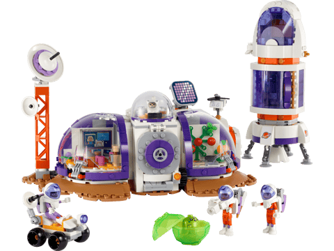 Base spaziale su Marte e razzo — set LEGO 42605