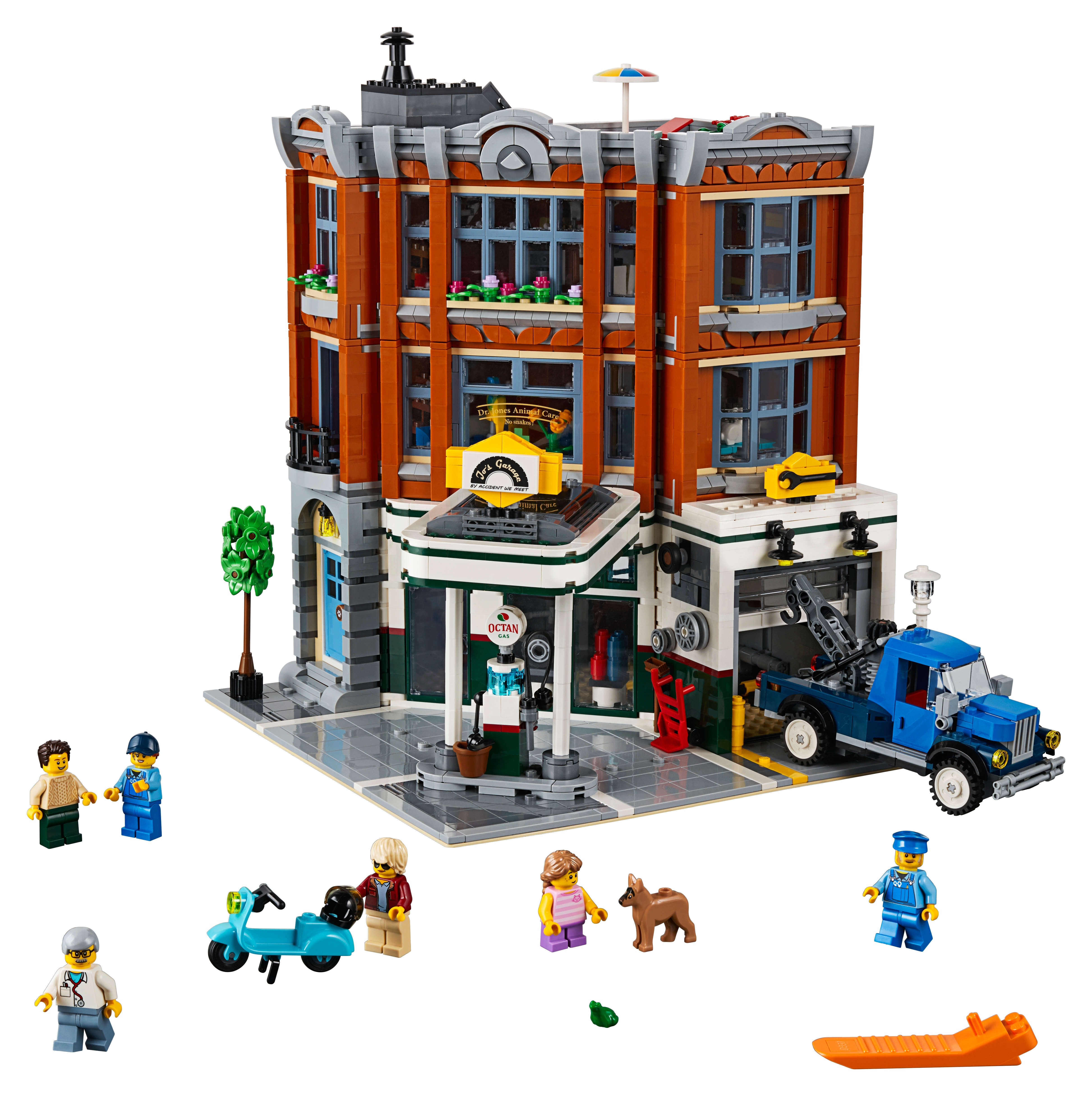 Pludselig nedstigning mekanisme Avl Corner Garage 10264 | Creator Expert | Buy online at the Official LEGO®  Shop US