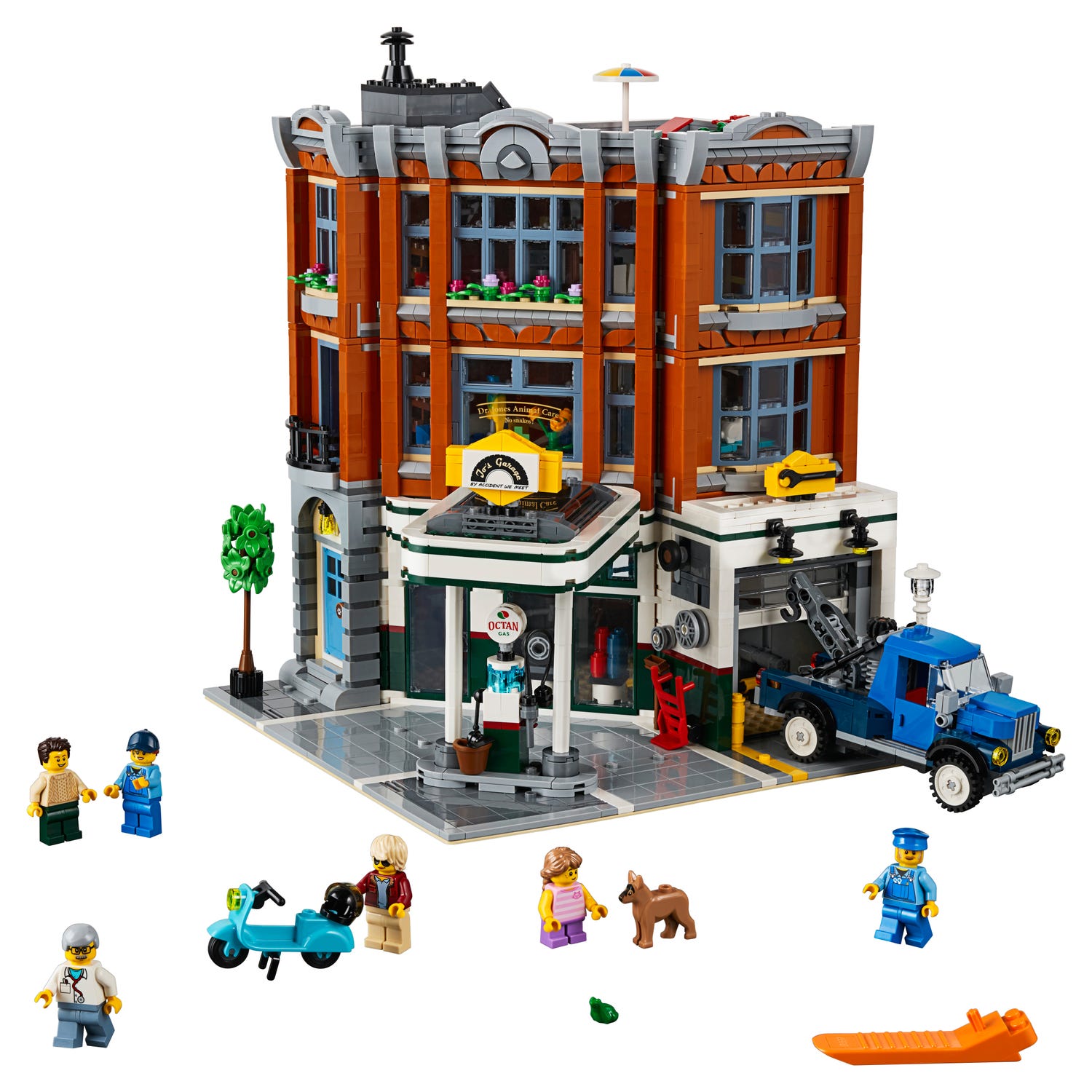 det er alt virtuel Sammenhængende Corner Garage 10264 | Creator Expert | Buy online at the Official LEGO®  Shop US
