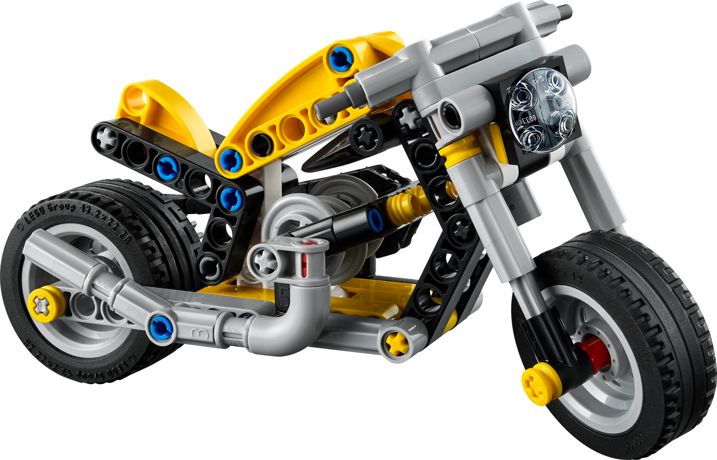 Yellow Motorcycle 42225 | Technic™ | Buy online at the Official