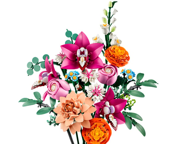 Smuk pink blomsterbuket