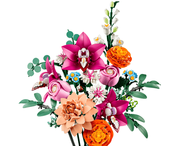 LEGO 10342 Le joli bouquet de fleurs roses
