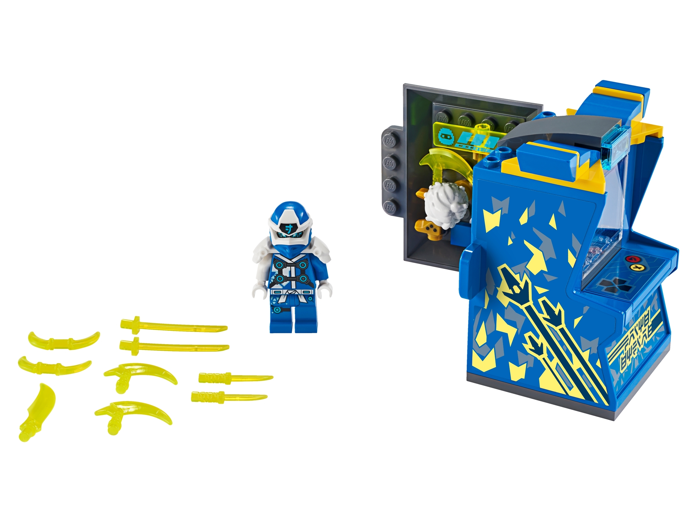 Lego Ninjago Jay Auster Arcade Pod Model 71715 Nib 47 Pieces 7 And Up