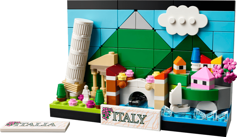 Le set LEGO 40818 Carte postale d'Italie