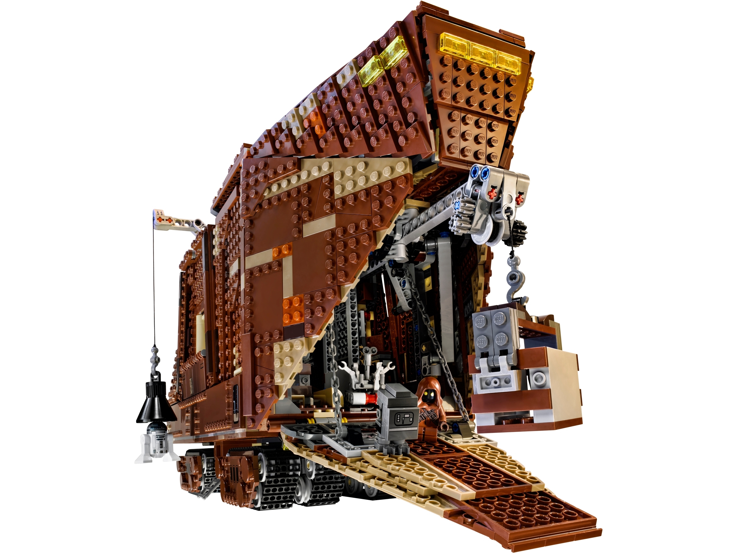 LEGO STAR WARS 75059-2014 - SANDCRAWLER R5-D4 NEW V1 3 SILVER DOTS 