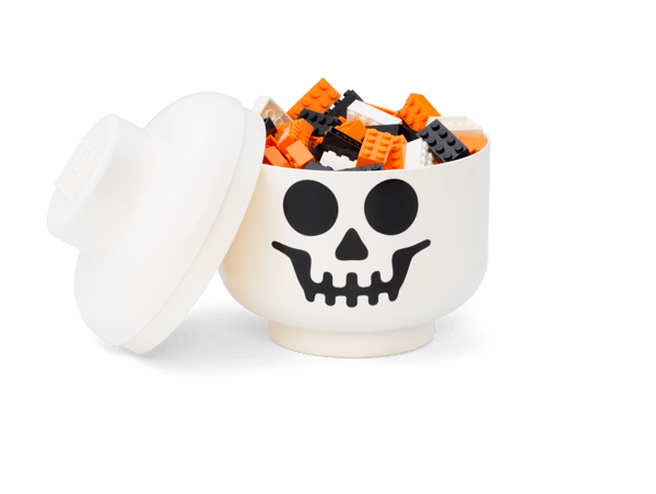LEGO 5006591 Petite boîte de rangement – Tête de squelette — visuel 2 sur 2