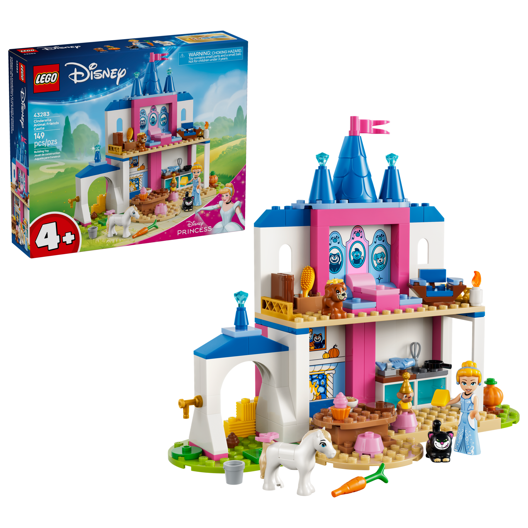 Cinderella Animal Friends Castle 43283 | Disney™ | Buy online at